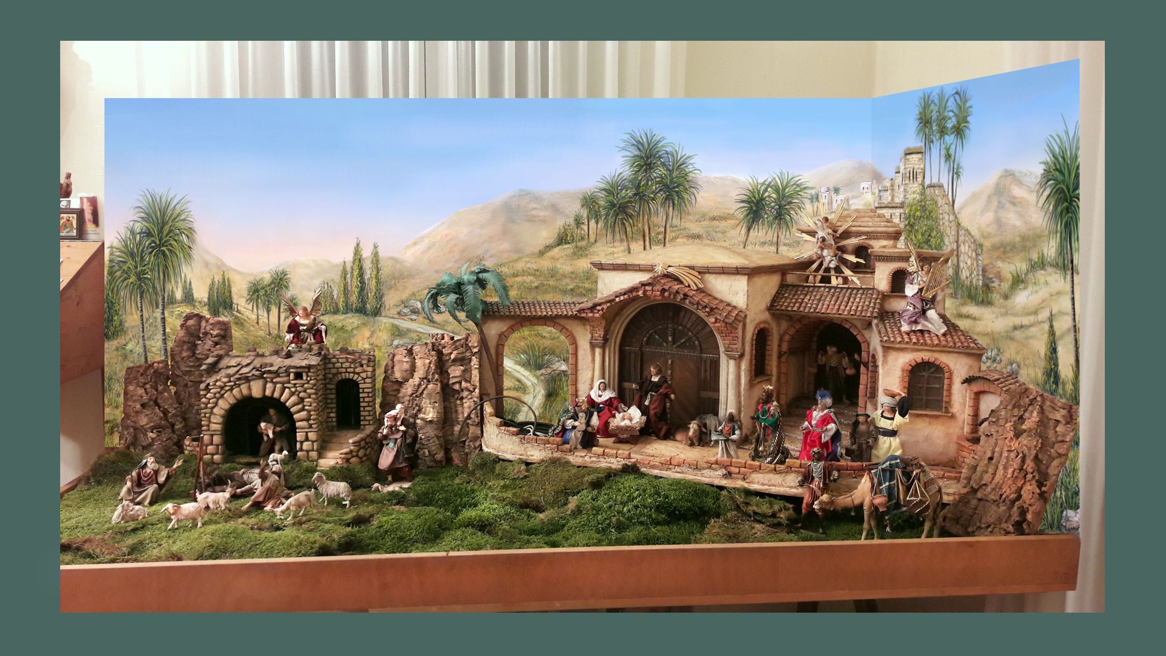 Backofen Für Weihnachtskrippe - Miniatur Backhaus 19x20x16 Cm